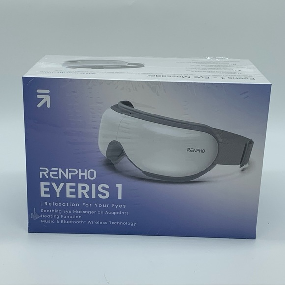 Renpho Eyeris 1V Eye Massager Pink Heated Voice Controlled Bluetooth Music - Picture 2 of 9